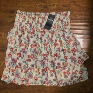 Hollister Floral Mini Skirt 🌸